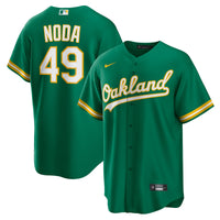 Oakland Athletics Ryan Noda Kelly Green Alternate Replica Jersey