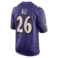 Baltimore Ravens Rasheen Ali Purple Team Game Jersey