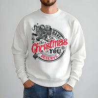Humorous Krampusnacht Sweatshirt, Krampus Christmas Sweatshirt, Sarcastic Krampus Holiday Crewneck, Goth Christmas Pullover, Creepmas Present