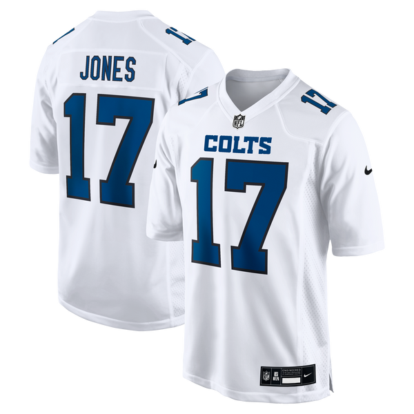 Indianapolis Colts Daniel Jones Tundra White Fashion Game Jersey