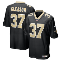 New Orleans Saints Steve Gleason Black Game Retired Player Jersey