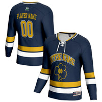 Notre Dame Fighting Irish NIL Pick-A-Player Lightweight Hockey Jersey - Navy