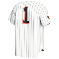 #1 Oregon State Beavers Lightweight Baseball Fashion Jersey - White
