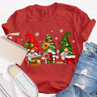 Humorous Cafeteria Holiday Graphic Tee, School Lunch Lady Santa Claus Christmas T-Shirt, Festive School Staff Shirt, Xmas Lunch Lady Present