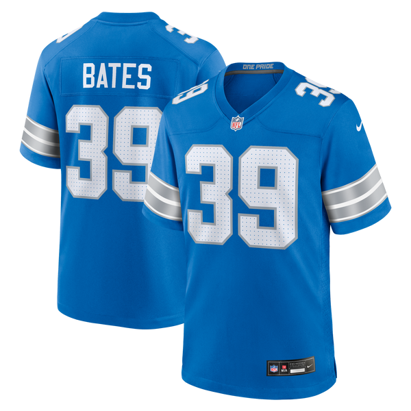 Detroit Lions Jake Bates Blue Team Game Jersey