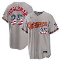 Fourth of July Baltimore Orioles Adley Rutschman Gray USA 250 Stadium Jersey