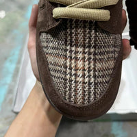 Low Top Sneakers, Brown Colorway, Lace Up Design, Casual Gift for Sneaker Fans