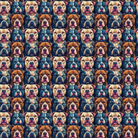 Adorable Pitbull Gift Wrap, Pittie Puppy Wrapping Paper, Dog Lover Christmas Wrapping Paper, Puppy Holiday Gift Wrap, Pet Owner Present Paper