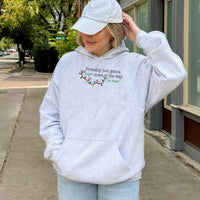 Humorous Christmas Holiday Hoodie, Jingle Some of the Way I'm Tired Hoodie, Tired Mom Dad Christmas Sweatshirt, Comfy Holiday Present Pullover