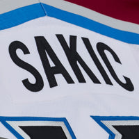 Colorado Avalanche Joe Sakic White 1995 Power Play Jersey