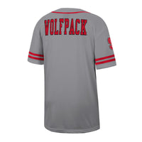 NC State Wolfpack Free Spirited Baseball Jersey - Gray