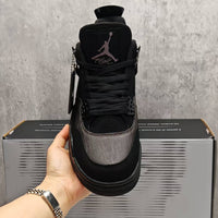 Mid Top Sneakers, Black Gray Colorway, Lace Up Design, Casual Gift for Sneaker Fans