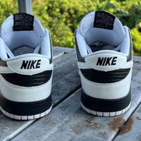 Low Top Sneakers, Black White Colorway, Lace Up Design, Casual Gift for Sneaker Fans