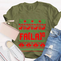 Humorous Holiday Mathematics Shirt, Bell and Elk Math Christmas T-Shirt, Christmas Elk Math Teacher Graphic Tee, Xmas STEM Present