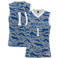 #1 Memphis Tigers Lightweight Basketball Jersey - Royal