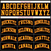 Custom Basketball Jersey - Black Gold-Red Round Neck Rib-Knit