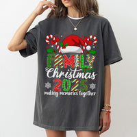 Making Memories Together Shirt, Family Christmas 2025 T-Shirt, Matching Holiday Family Tee, Xmas Photo Group T-Shirt, Christmas Family Present