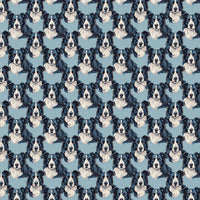 Adorable Border Collie Gift Wrap, Border Collie Wrapping Paper, Herding Dog Breed Wrapping Paper, Border Collie Lover Gift Wrap, Christmas Paper