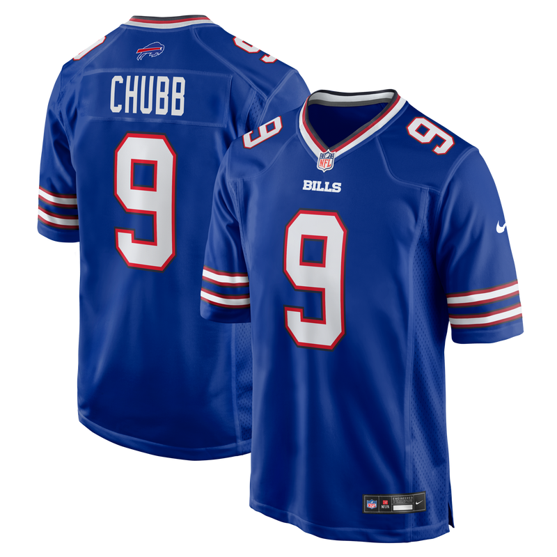 Buffalo Bills Bradley Chubb Royal Team Game Jersey
