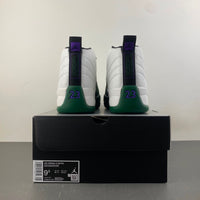 Low Top Sneakers, White Green Purple Colorway, Lace Up Design, Casual Gift for Sneaker Fans