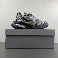 Low Top Sneakers, Black Green Silver Colorway, Lace Up Design, Casual Gift for Sneaker Fans