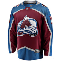 Colorado Avalanche Brock Nelson Burgundy Home Breakaway Jersey
