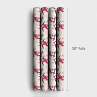 Cool Skater Christmas Gift Wrap, Skateboarding Santa Wrapping Paper, Sunglasses Santa on Skateboard Wrapping Paper, Holiday Gift Wrap Roll