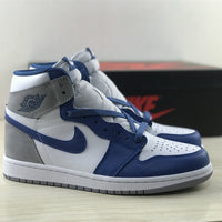 High Top Sneakers, Blue Colorway, Lace Up Design, Casual Gift for Sneaker Fans