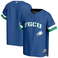 Florida Gulf Coast Eagles Baseball Jersey - Blue