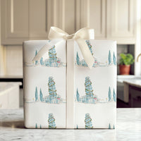 Italy Landmark Gift Wrap, Leaning Tower of Pisa Wrapping Paper, Italian Christmas Wrapping Paper, Holiday Travel Wrapping Paper