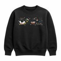 Black Kittens Holiday Crewneck, Humorous Christmas Cat Sweatshirt, Adorable Xmas Cat Lover Sweater, Festive Winter Sweatshirt, Cat Mom Xmas Present