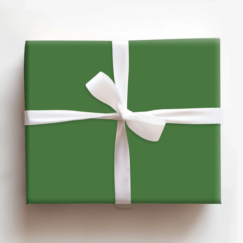 Matte Green Gift Wrap, Solid Forest Green Wrapping Paper, Christmas Wrapping Paper, Wedding Gift Wrap Roll, Holiday Wrapping Paper