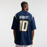 Los Angeles Chargers Justin Herbert Navy Alternate Super Chargers Game Player Jersey