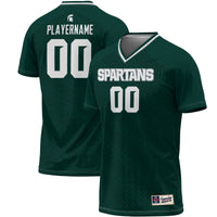 Michigan State Spartans NIL Pick-A-Player Lightweight Soccer Jersey - Green
