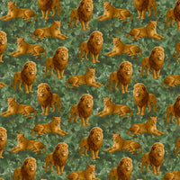 Safari Wildlife Animal Gift Wrap, Lion Wrapping Paper, Big Cat Birthday Wrapping Paper, Christmas Nature Lover Present Paper Roll