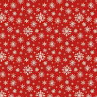 Red and White Holiday Gift Wrap, Candy Cane Snowflake Wrapping Paper, Festive Winter Snow Gift Wrapping Paper, Christmas Present Paper Roll