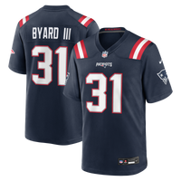 New England Patriots Kevin Byard III Navy Team Game Jersey