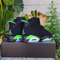 Sneakers, Neon Green Black Colorway, Lace Up Design, Casual Gift for Sneaker Fans