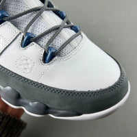 Low Top Sneakers, Blue White Gray Colorway, Lace Up Design, Casual Gift for Sneaker Fans