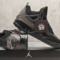 Mid Top Sneakers, Black Gray Colorway, Lace Up Design, Casual Gift for Sneaker Fans