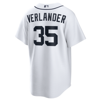 Detroit Tigers Justin Verlander White Home Replica Jersey