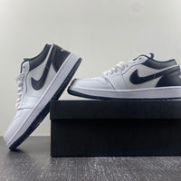 Low Top Sneakers, White Black Colorway, Lace Up Design, Casual Gift for Sneaker Fans