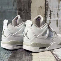 Sneakers, White Gray Silver Colorway, Lace Up Design, Casual Gift for Sneaker Fans