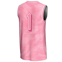 #1 Emory Eagles Lightweight Basketball Jersey - Pink