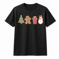 Adorable Holiday Graphic Tee, Gingerbread Man Cookie Christmas T-Shirt, Humorous Xmas Baking Shirt, Festive Christmas Graphic T-Shirt, Adorable Present
