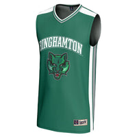 Binghamton Bearcats Spirit Basketball Jersey - Green