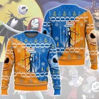 Loose Crewneck Holiday Sweatshirt, Off-the-Shoulder Ugly Christmas Sweater, Festive Xmas Pullover, Slouchy Holiday Sweater Present for Women