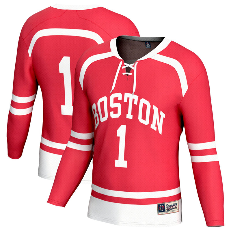 Boston University Lightweight Collegiate Hockey Fashion Jersey - Scarlet