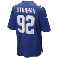 New York Giants Michael Strahan Royal Game Retired Player Jersey