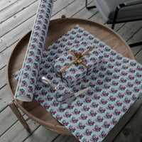 Glitch Art Christmas Gift Wrap, Gothic Santa Wrapping Paper, Dark Aesthetic Holiday Wrapping Paper, Alternative Creepy Xmas Present Paper